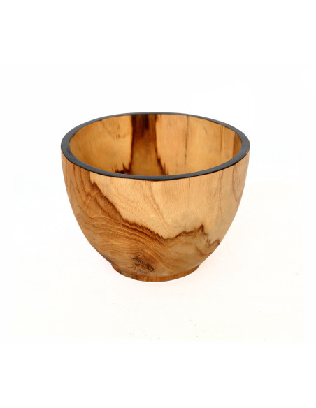 Bol apéro Rond 15 cm en Bois de teck Naturel Noir The Bondi 