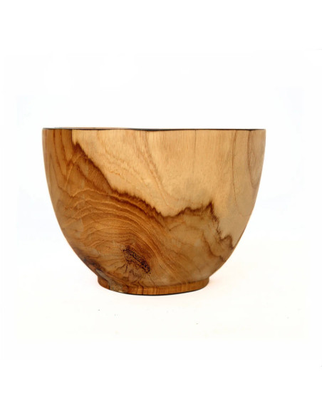 Bol apéro Rond 15 cm en Bois de teck Naturel Noir The Bondi 