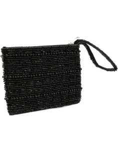 Porte monnaie original en Perle Noir The Beaded 