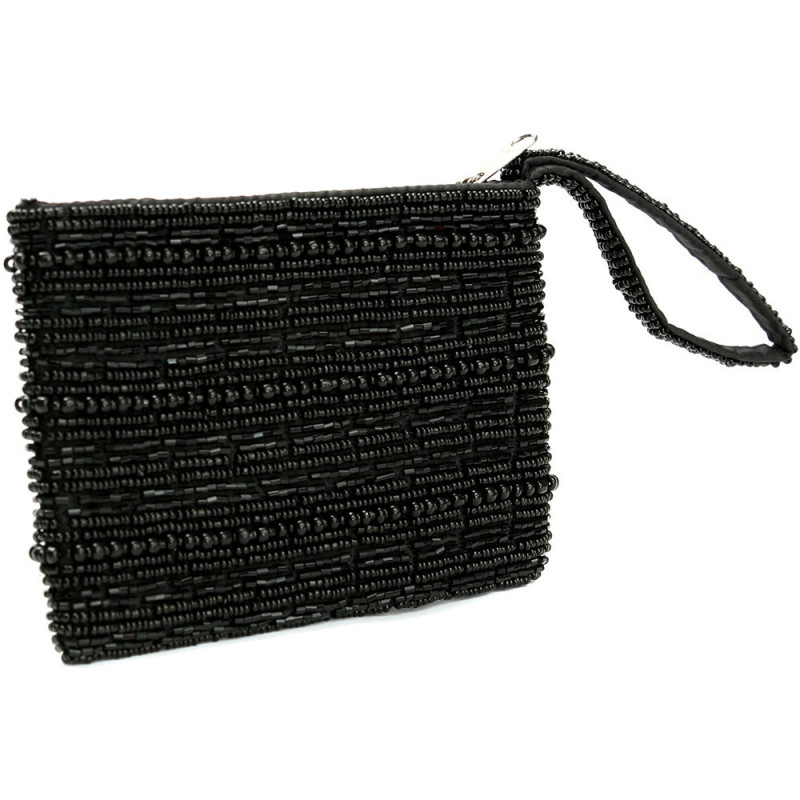 Porte monnaie original en Perle Noir The Beaded 