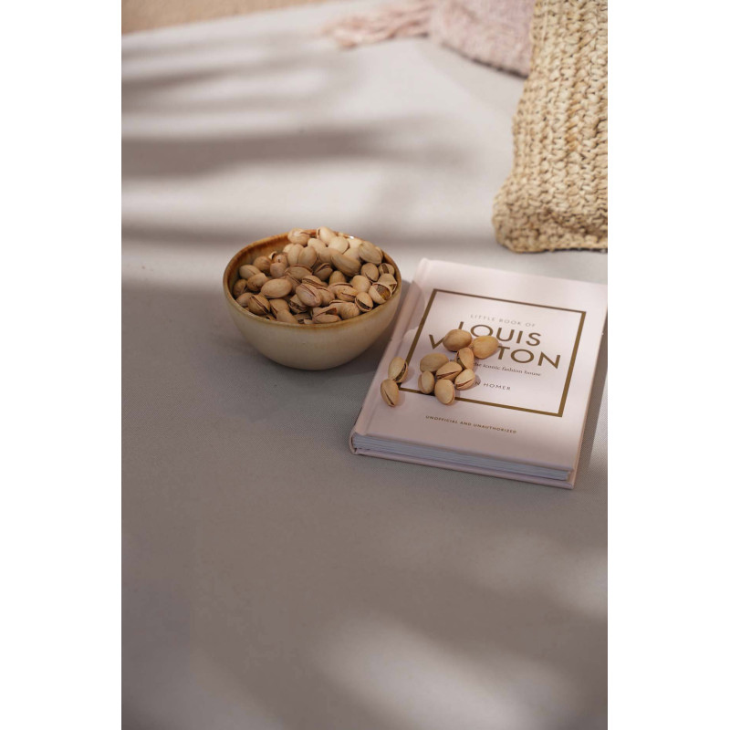 Petit Bol rond 11 cm Grès Blanc cassé Marron The Cascais 