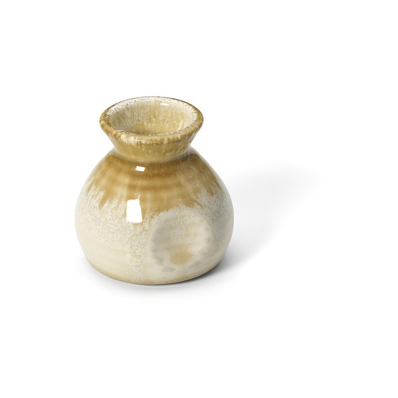 Pichet à sauce saucière japonaise wabi-sabi H 5 cm Céramique Blanc Miel The Da Rocha 