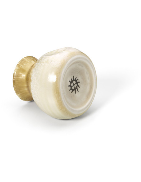 Pichet à sauce saucière japonaise wabi-sabi H 5 cm Céramique Blanc Miel The Da Rocha 