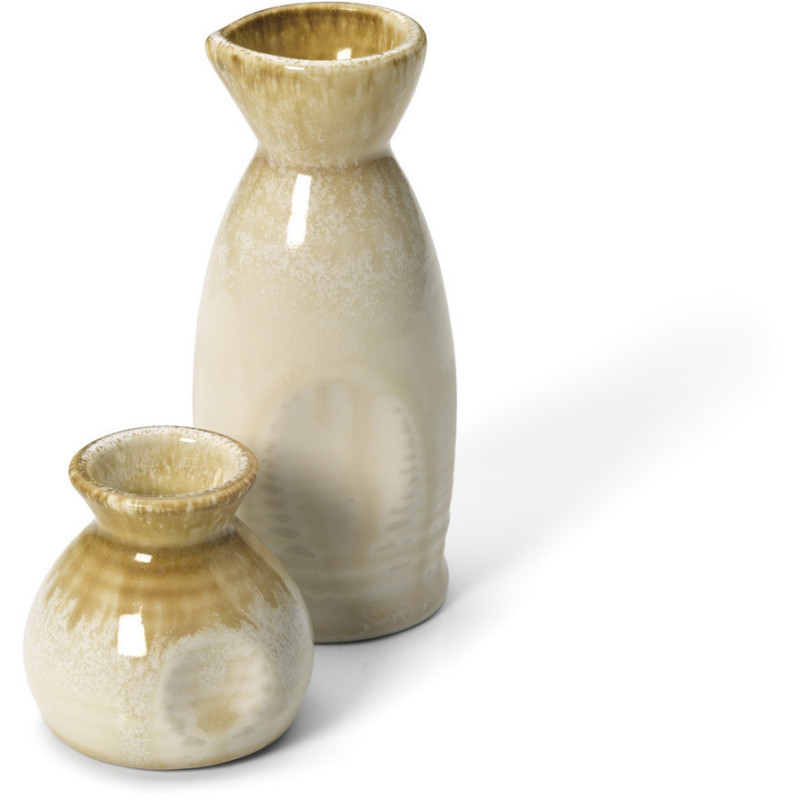 Pichet à sauce saucière japonaise wabi-sabi H 5 cm Céramique Blanc Miel The Da Rocha 