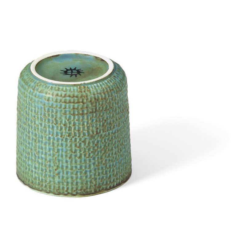 Tasse à thé japonaise wabi-sabi 7 cm Céramique Bleu lagon The Lagoon 