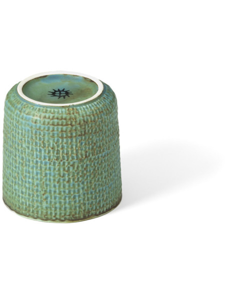 Tasse à thé japonaise wabi-sabi 7 cm Céramique Bleu lagon The Lagoon 