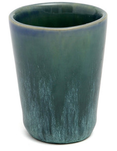 Gobelet Tasse à espresso Hauteur 7 cm Grès Bleu The Aqua 