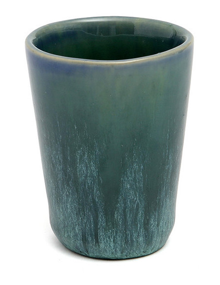 Gobelet Tasse à espresso Hauteur 7 cm Grès Bleu The Aqua
