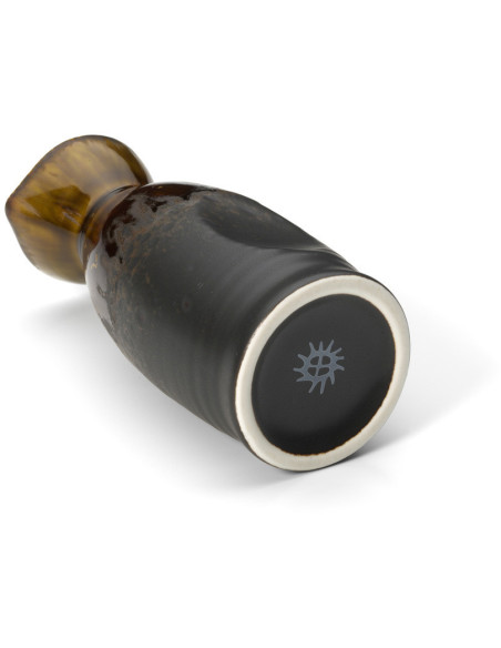 Carafe à saké japonaise moderne H 12 cm Céramique Marron The Merapi 