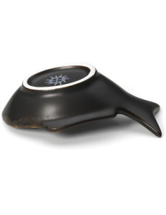 Bol japonais moderne Poisson 10 cm Céramique Marron The Merapi 