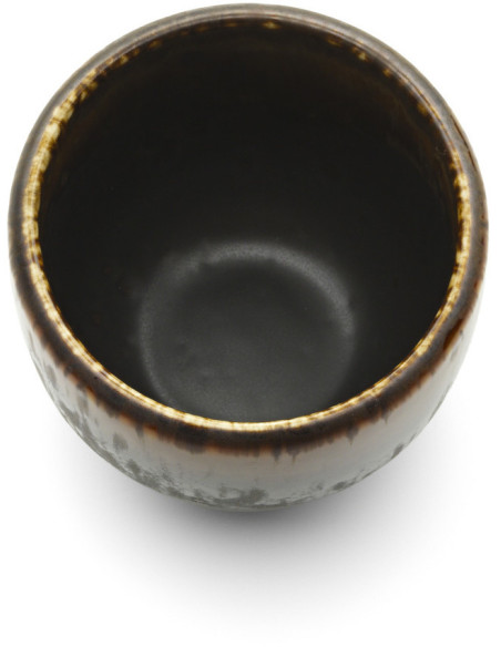 Tasse à thé saké japonaise moderne H 6 cm Céramique Marron The Merapi 
