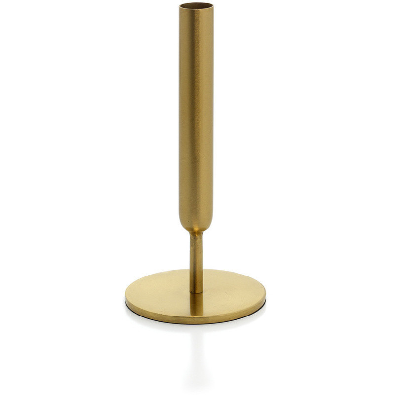 Vase design minimaliste Soliflore H 22 cm Métal Doré The Miss Slimsy 