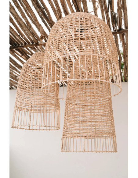 Abat-jour pour suspension 50 cm Rotin Naturel The Amalfi 