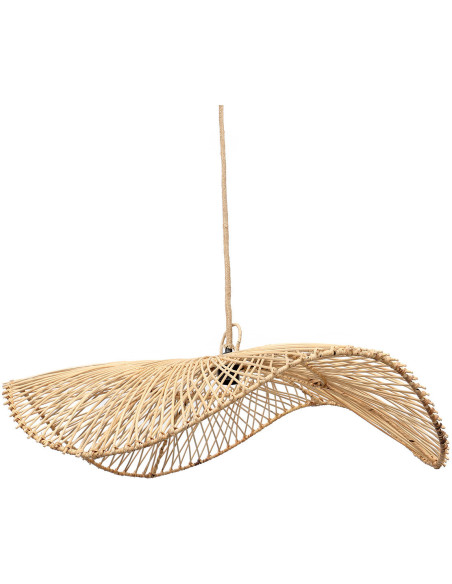 Abat jour original XL Chapeau pour suspension 75 cm en Rotin Naturel The Chapeau 