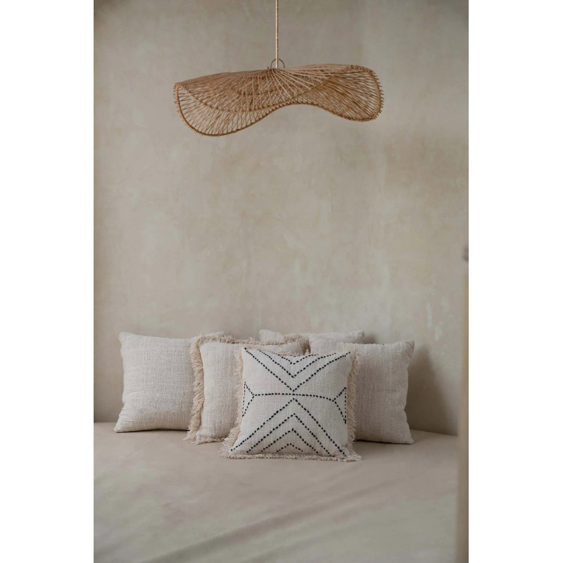 Abat jour original XL Chapeau pour suspension 75 cm en Rotin Naturel The Chapeau 