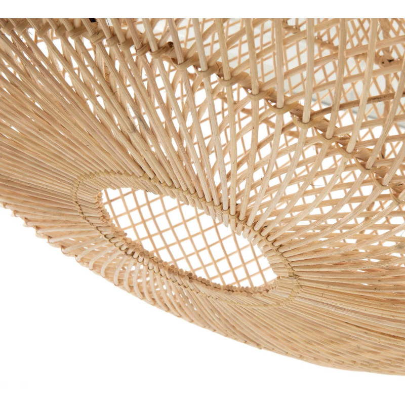 Abat jour original XL pour suspension 60 cm en Rotin Naturel The Wholly 