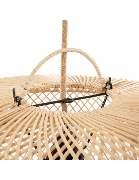 Abat jour original XL pour suspension 60 cm en Rotin Naturel The Wholly 