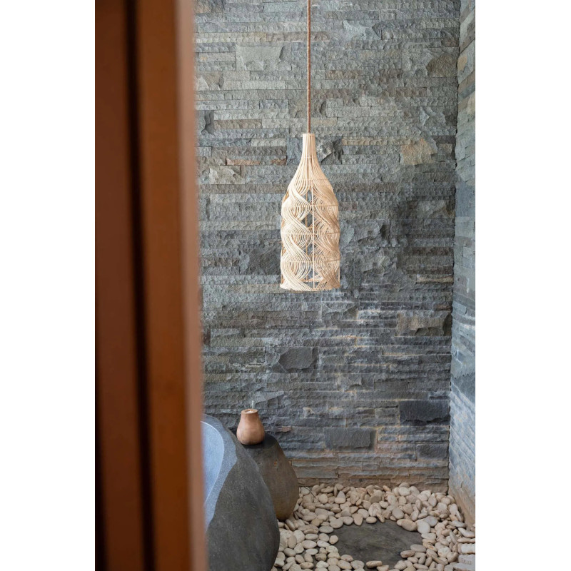 Abat-jour pour suspension 30 cm Rotin Naturel The Garaffa 