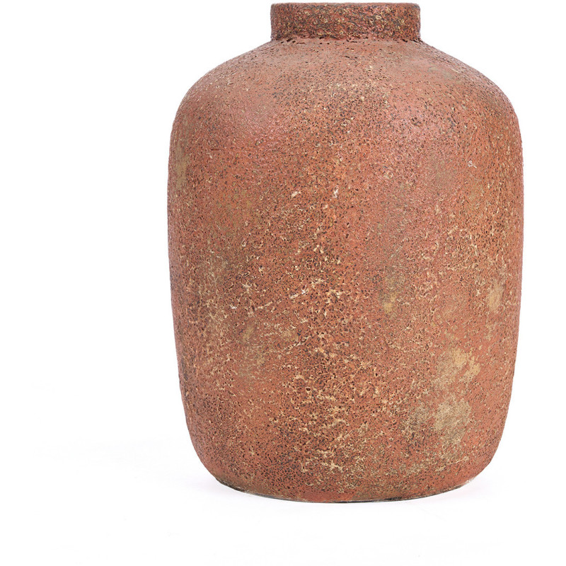Grand Vase style brut organique Jarre H 40 cm Terre cuite Terracotta Vieilli The Clay Echo 