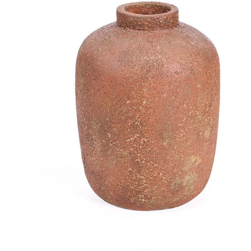 Grand Vase style brut organique Jarre H 40 cm Terre cuite Terracotta Vieilli The Clay Echo 