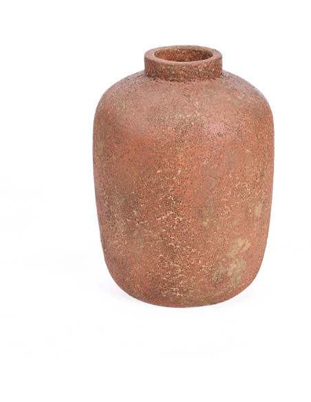 Grand Vase style brut organique Jarre H 40 cm Terre cuite Terracotta Vieilli The Clay Echo 