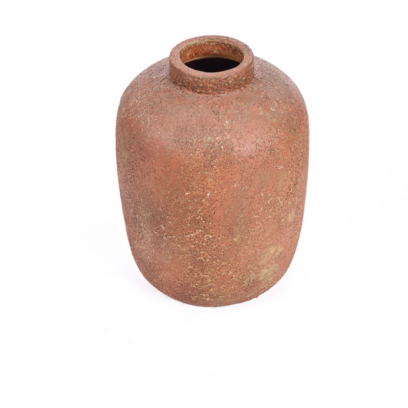 Grand Vase style brut organique Jarre H 40 cm Terre cuite Terracotta Vieilli The Clay Echo 