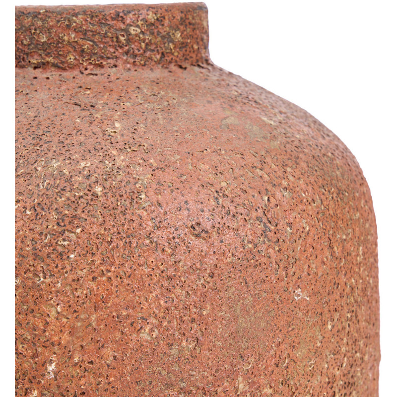 Grand Vase style brut organique Jarre H 40 cm Terre cuite Terracotta Vieilli The Clay Echo 