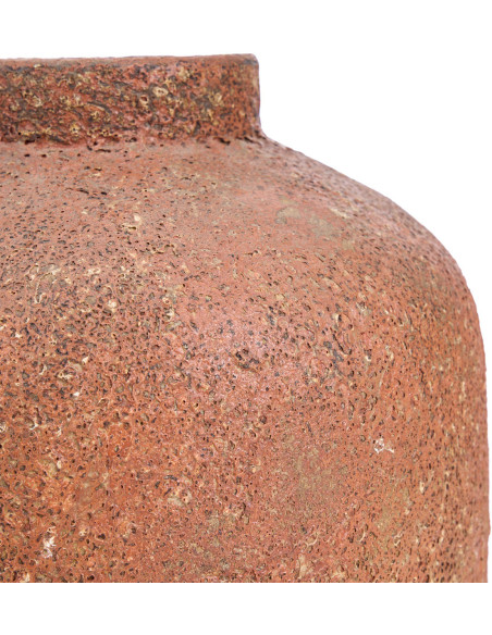 Grand Vase style brut organique Jarre H 40 cm Terre cuite Terracotta Vieilli The Clay Echo 