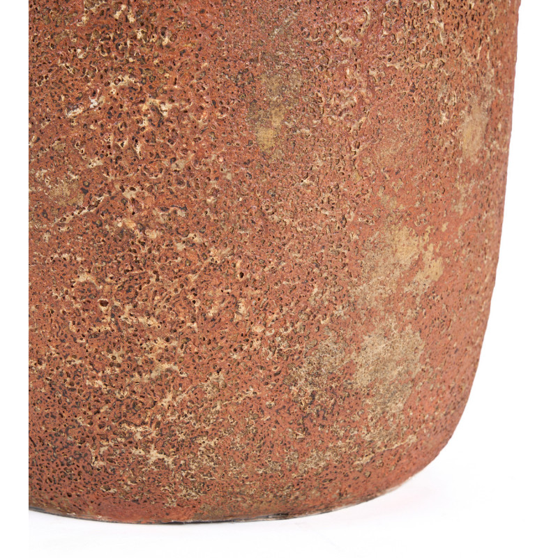 Grand Vase style brut organique Jarre H 40 cm Terre cuite Terracotta Vieilli The Clay Echo 
