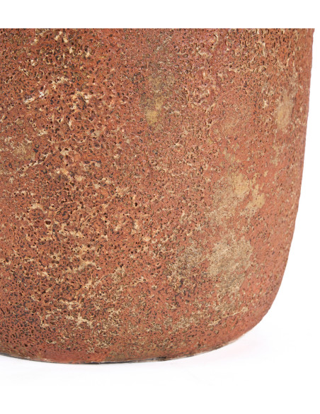 Grand Vase style brut organique Jarre H 40 cm Terre cuite Terracotta Vieilli The Clay Echo 