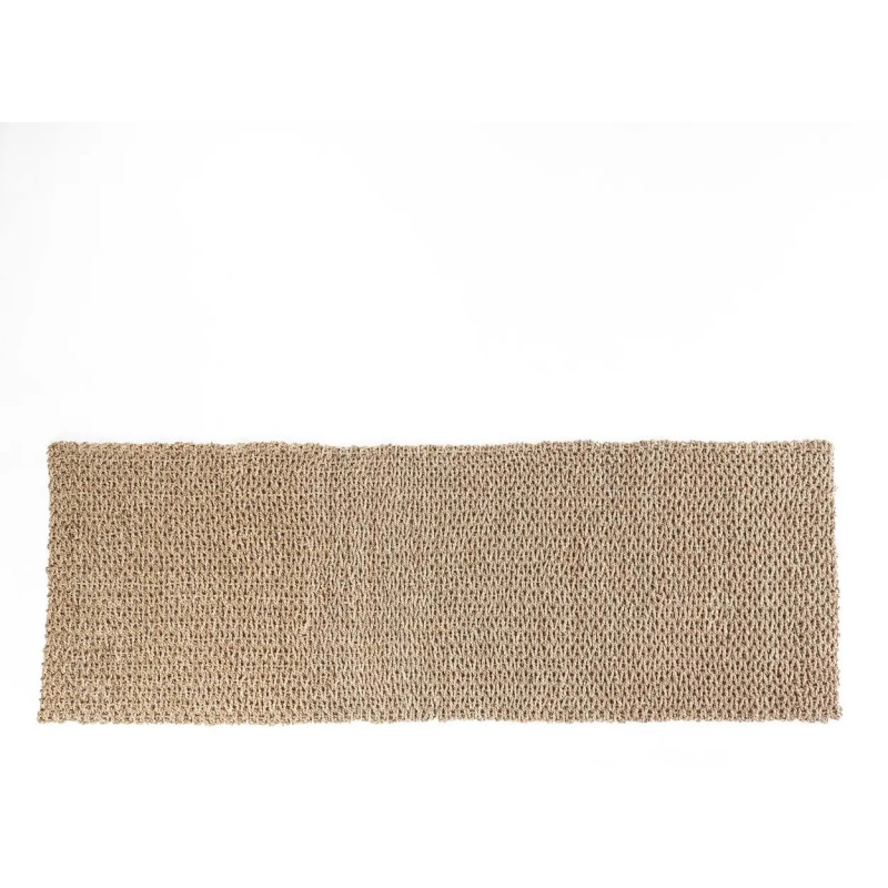 Grand Tapis de couloir bord de mer Rectangulaire 70x200 Sisal Naturel Tressé The Sizali 
