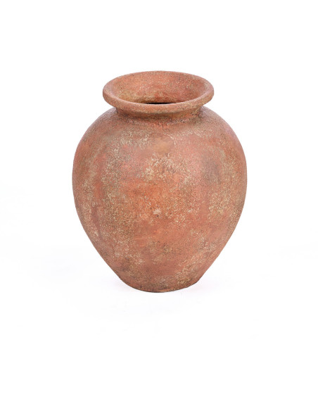 Grand Vase vintage Jarre H 50 cm Terre cuite Terracotta Vieilli the Clay Silence 