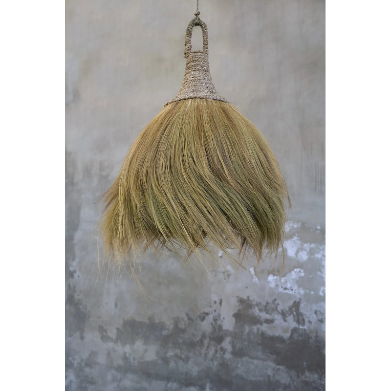 Abat jour Bohème chic pour suspension 50 cm en Herbe Medong Naturel The Makiki 