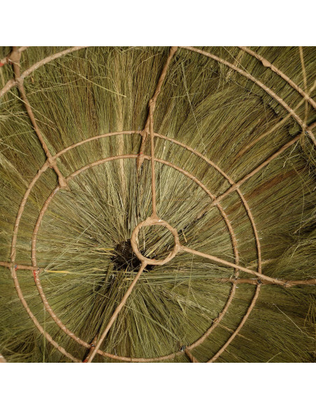 Abat jour Bohème chic pour suspension 50 cm en Herbe Medong Naturel The Makiki 