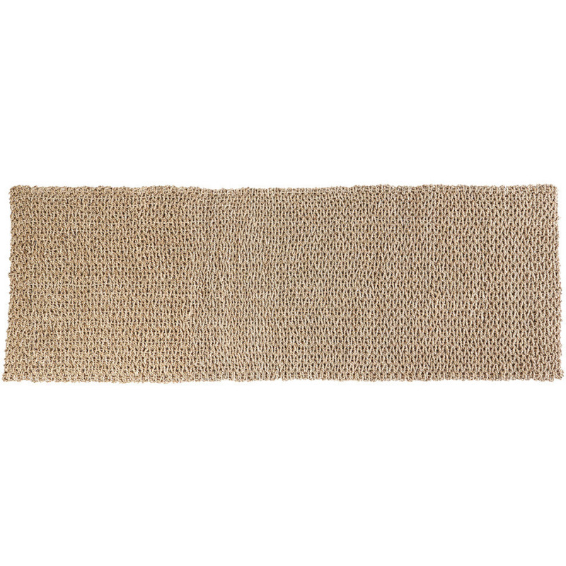 Grand Tapis de couloir bord de mer Rectangulaire 70x200 Sisal Naturel Tressé The Sizali 