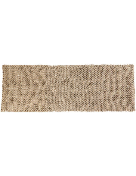 Grand Tapis de couloir bord de mer Rectangulaire 70x200 Sisal Naturel Tressé The Sizali 