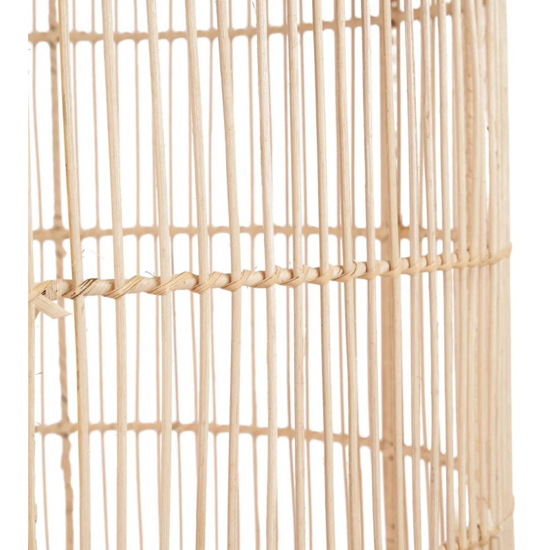 Grand Abat-jour bohème chic Hauteur 80 cm Rotin Naturel Tressé The Bozelo 