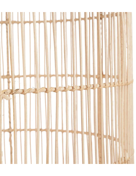 Grand Abat-jour bohème chic Hauteur 80 cm Rotin Naturel Tressé The Bozelo 
