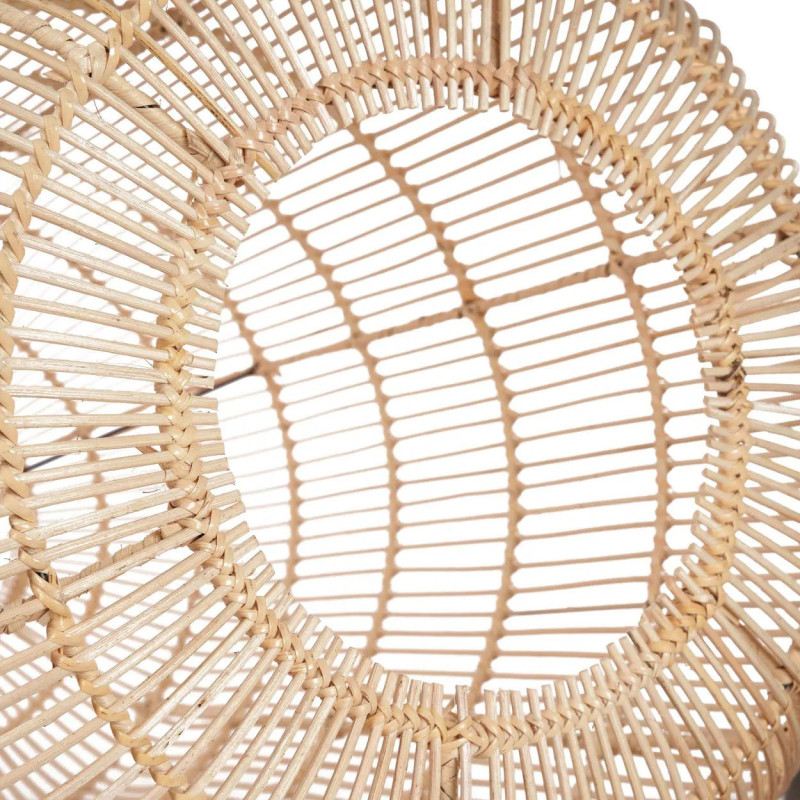 Grand Abat-jour bohème chic Hauteur 80 cm Rotin Naturel Tressé The Bozelo 