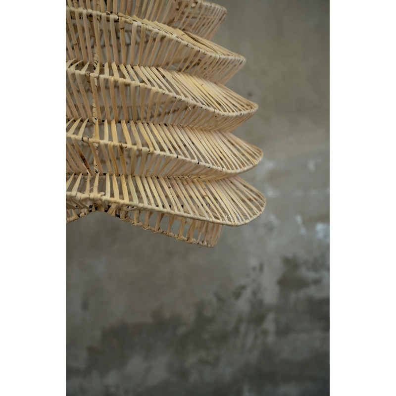 Abat-jour pour suspension 55 cm Rotin Naturel The Good Vibes 