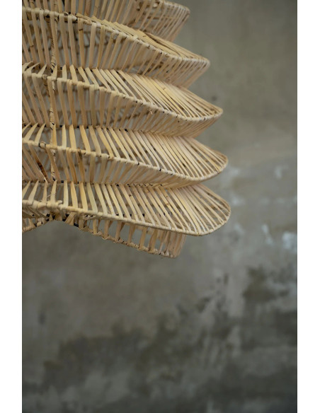 Abat-jour pour suspension 55 cm Rotin Naturel The Good Vibes 