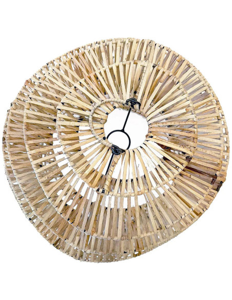 Abat-jour pour suspension 55 cm Rotin Naturel The Good Vibes 