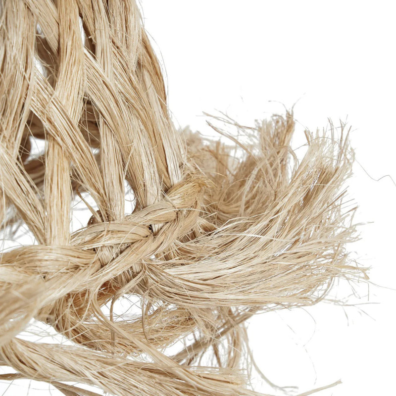 Abat-jour pour suspension 53 cm Herbe d'Abaca Naturel avec franges The Jelly Fish 