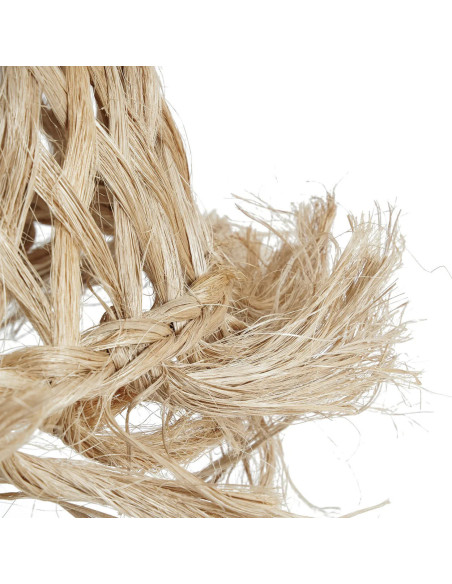 Abat-jour pour suspension 53 cm Herbe d'Abaca Naturel avec franges The Jelly Fish 