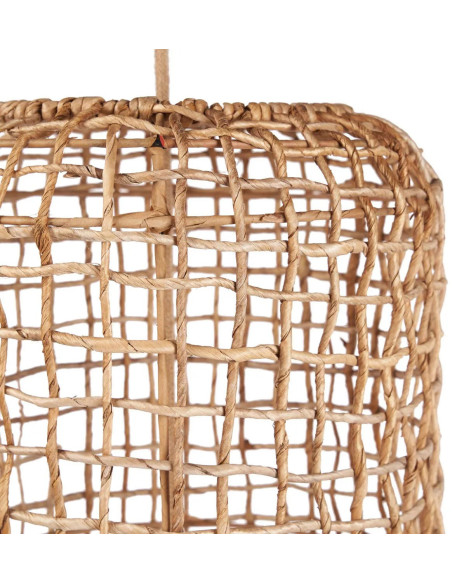 Grand Abat-jour bohème original Hauteur 130 cm Feuille de bananier Naturel Tressé The GuanYin 