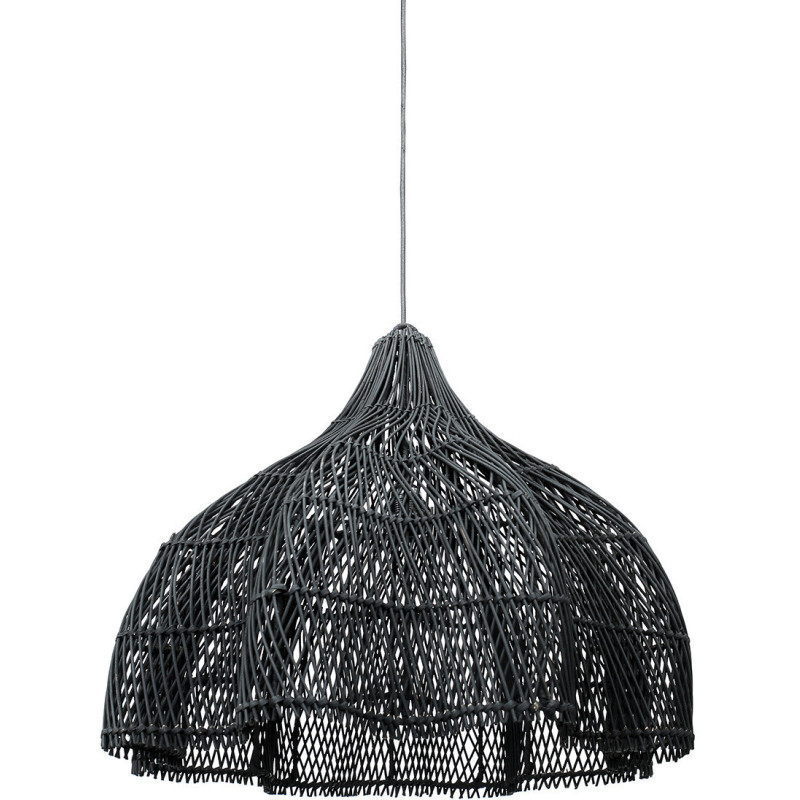 Abat-jour pour suspension 60 cm Rotin Noir The Whipped 