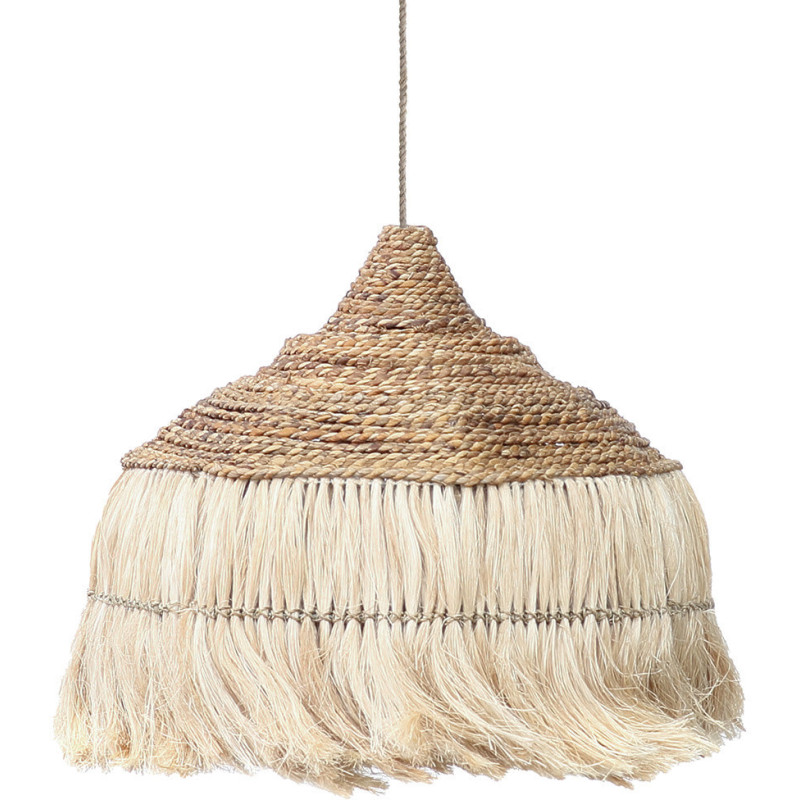 Abat jour original Bohème pour suspension 50 cm en Herbe d'abaca Naturel The Abaca 