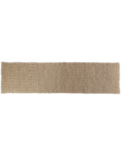 Grand Tapis de couloir bord de mer Rectangulaire 70x270 Sisal Naturel Tressé The Sizali 