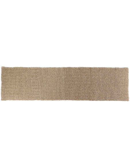 Grand Tapis de couloir bord de mer Rectangulaire 70x270 Sisal Naturel Tressé The Sizali 