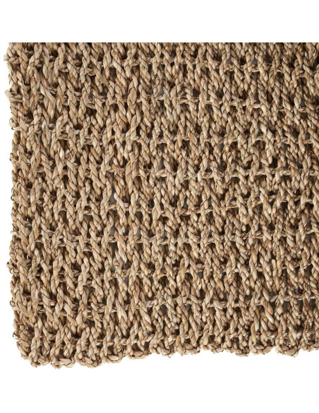 Grand Tapis de couloir bord de mer Rectangulaire 70x270 Sisal Naturel Tressé The Sizali 